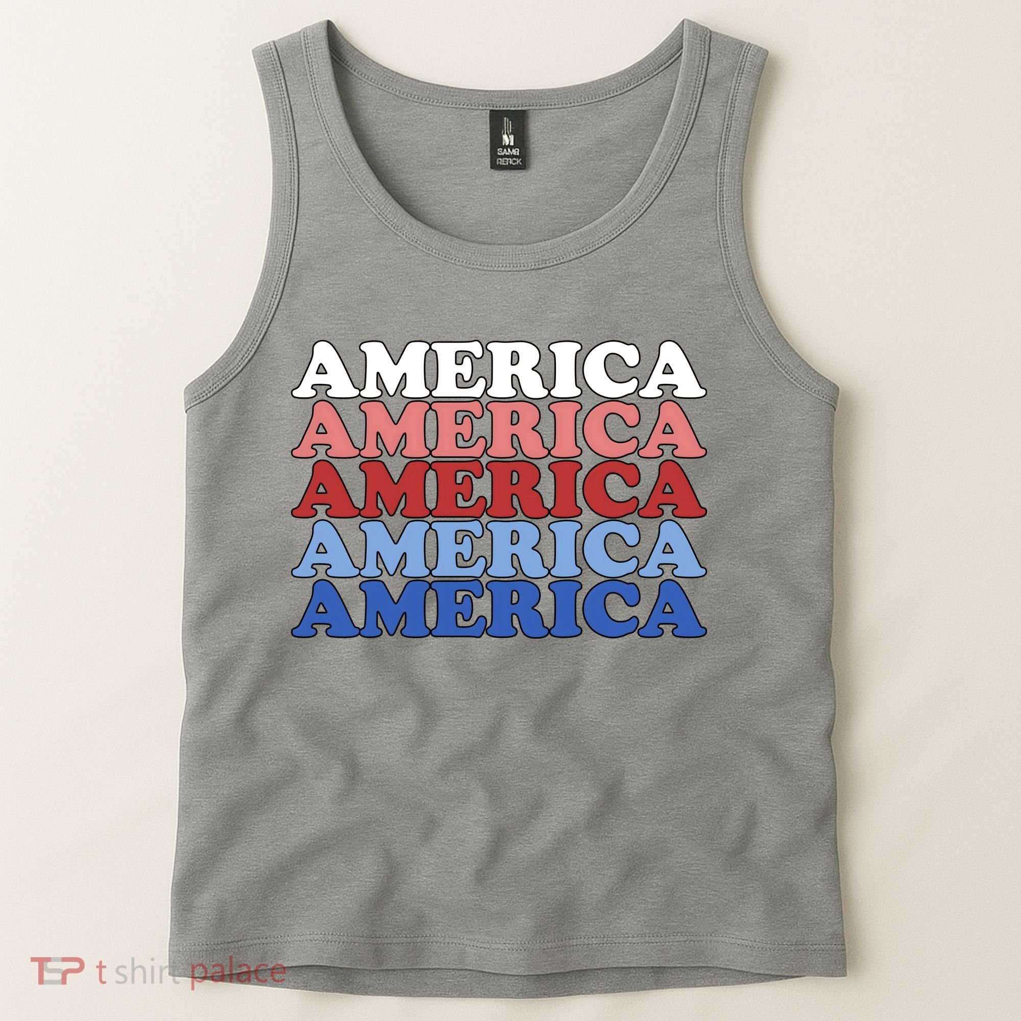 America Retro 4th Of July Tank Top