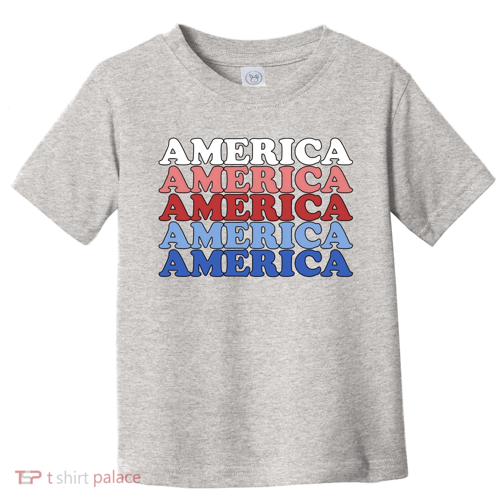 America Retro 4th Of July Toddler T-Shirt