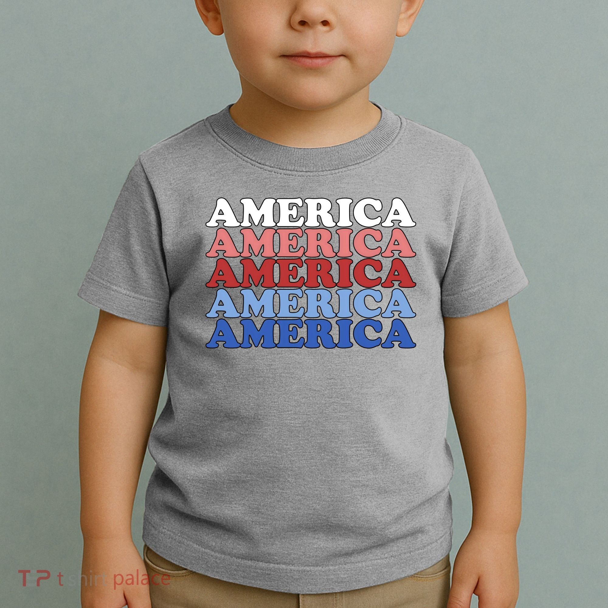 America Retro 4th Of July Toddler T-Shirt