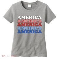 America Retro 4th Of July Women's T-Shirt thumb 0