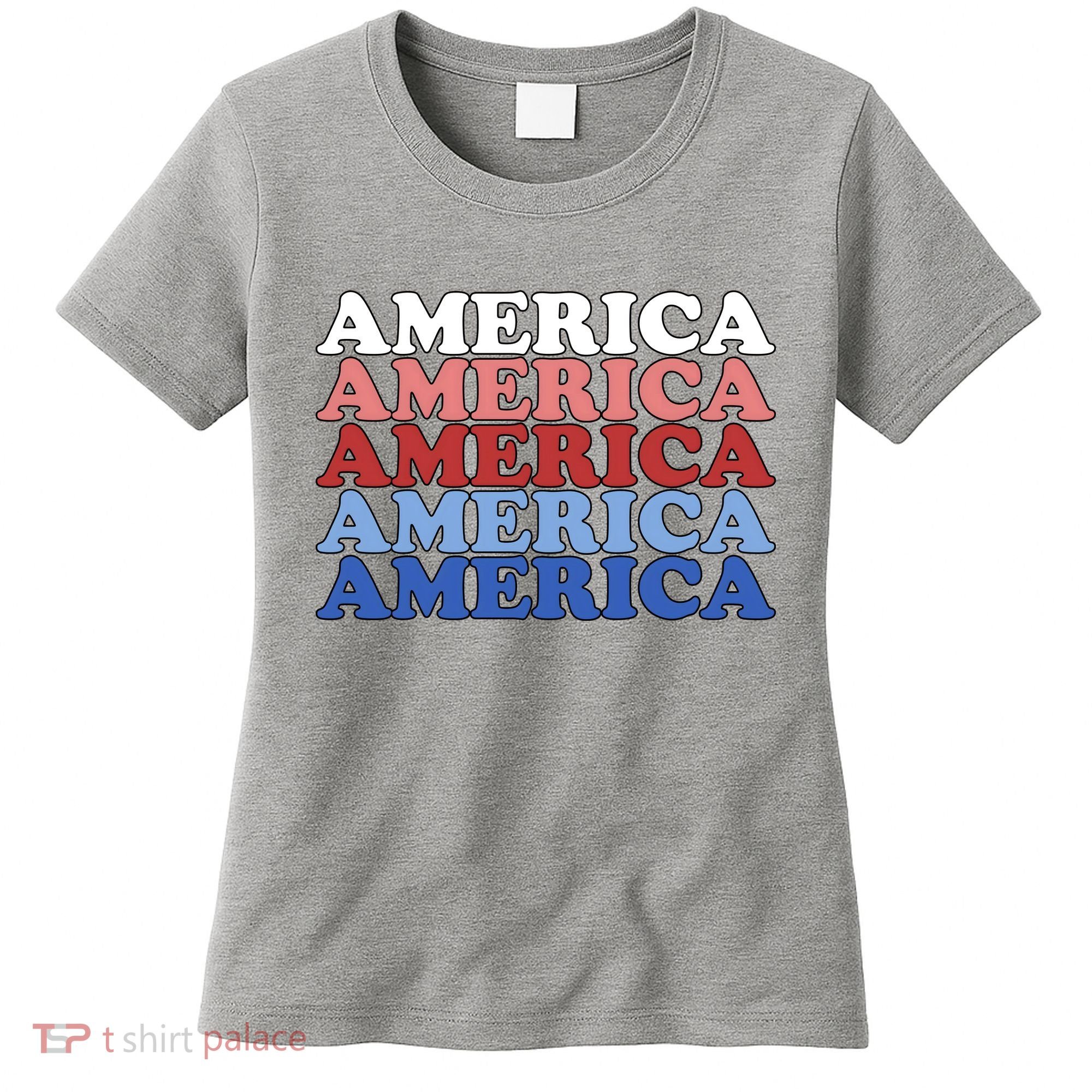 America Retro 4th Of July Women's T-Shirt