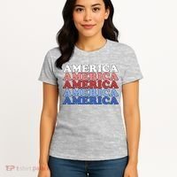 America Retro 4th Of July Women's T-Shirt thumb 4