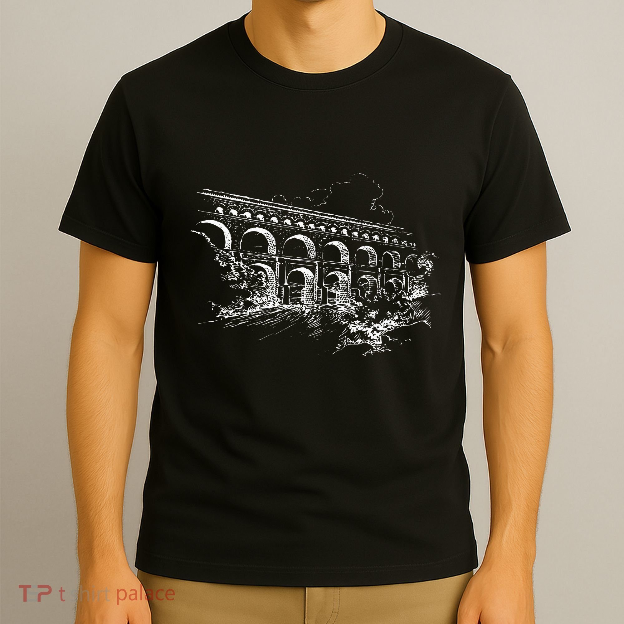 Ancient Roman Aqueduct Rome Aqueduct Of Segovia T-Shirt
