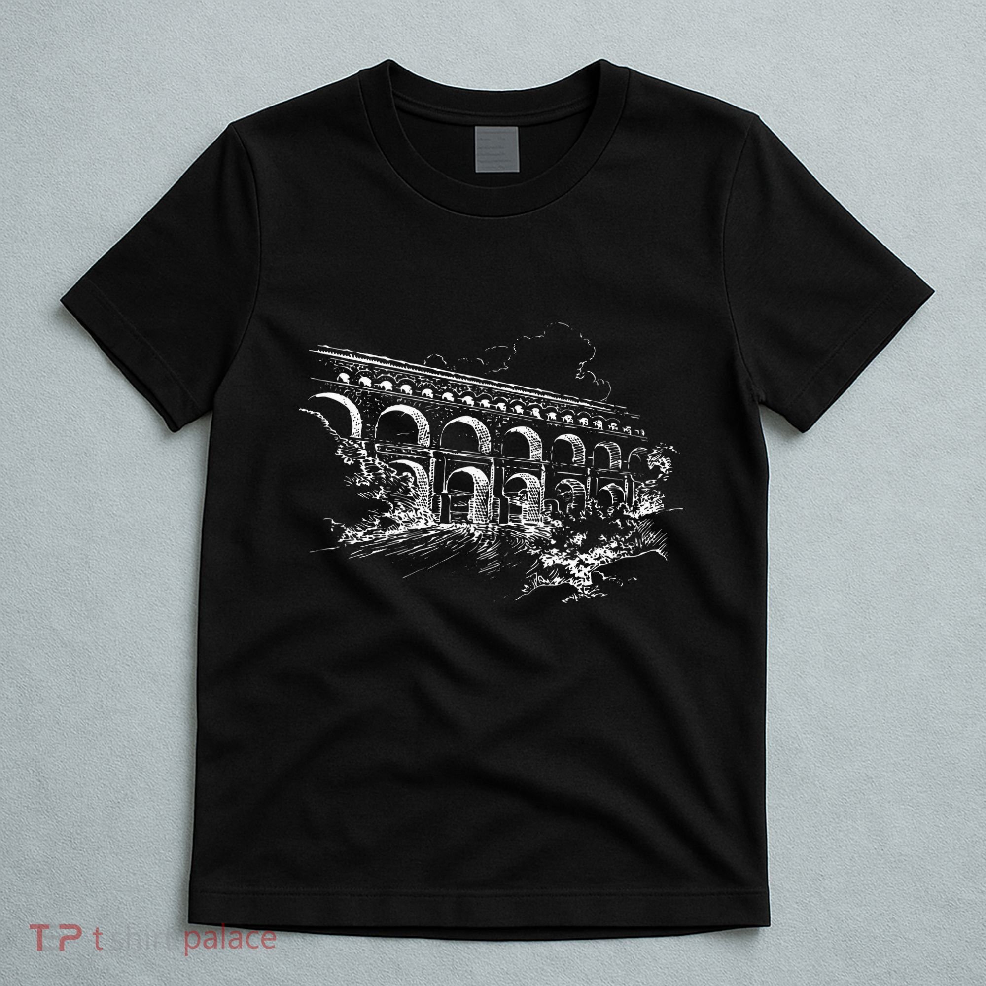Ancient Roman Aqueduct Rome Aqueduct Of Segovia T-Shirt