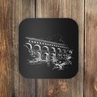 Ancient Roman Aqueduct Rome Aqueduct Of Segovia Coaster thumb 0