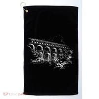 Ancient Roman Aqueduct Rome Aqueduct Of Segovia Golf Towel thumb 0