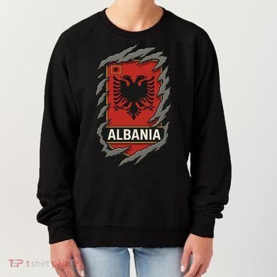 Albania Ripped Away  Women's Sweatshirt