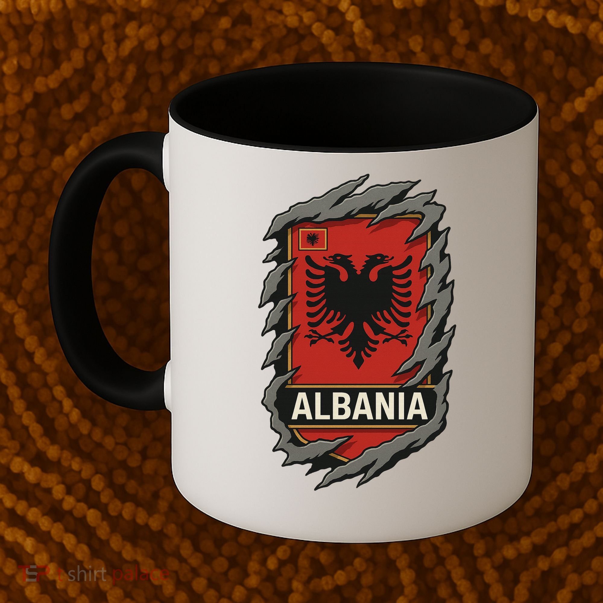 Albania Ripped Away  Coffee Mug