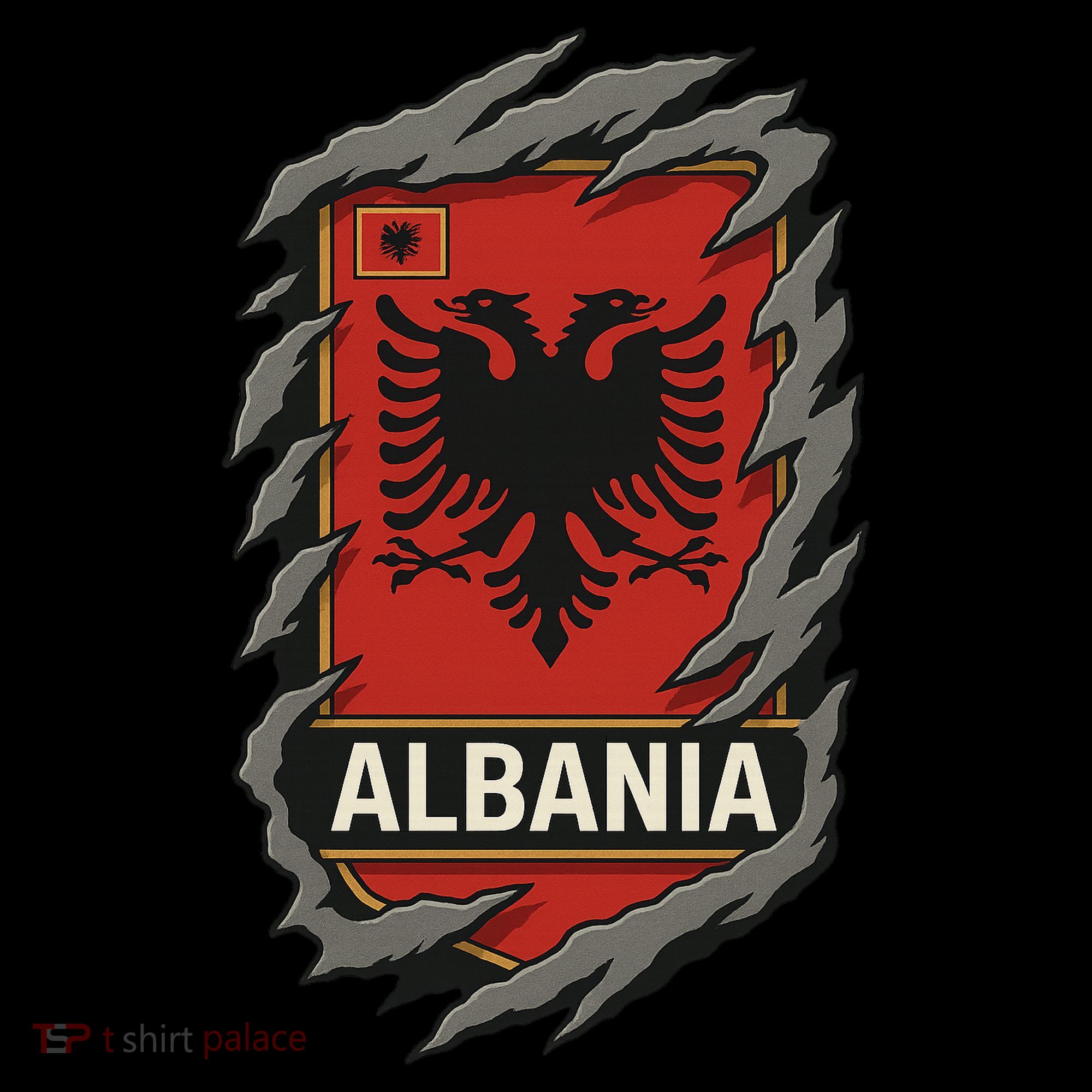 Albania Ripped Away  Coffee Mug