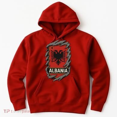 Albania Ripped Away  Hoodie