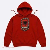 Albania Ripped Away  Hoodie thumb 0
