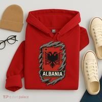 Albania Ripped Away  Hoodie thumb 4