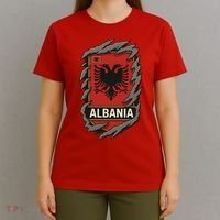 Albania Ripped Away  T-Shirt thumb 4