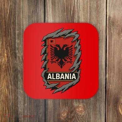 Albania Ripped Away  Coaster