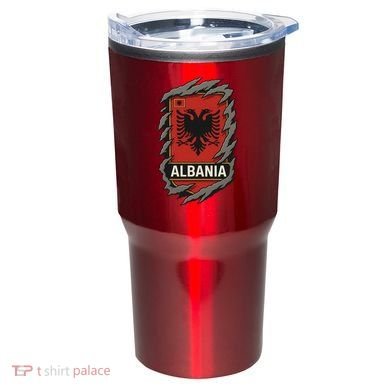 Albania Ripped Away  Tumbler