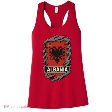 Albania Ripped Away  Women's Tank Top