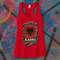 Albania Ripped Away  Women's Tank Top thumb 3