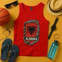 Albania Ripped Away  Tank Top thumb 4