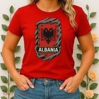 Albania Ripped Away  Women's T-Shirt thumb 2