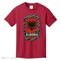 Albania Ripped Away  Kids T-Shirt thumb 0