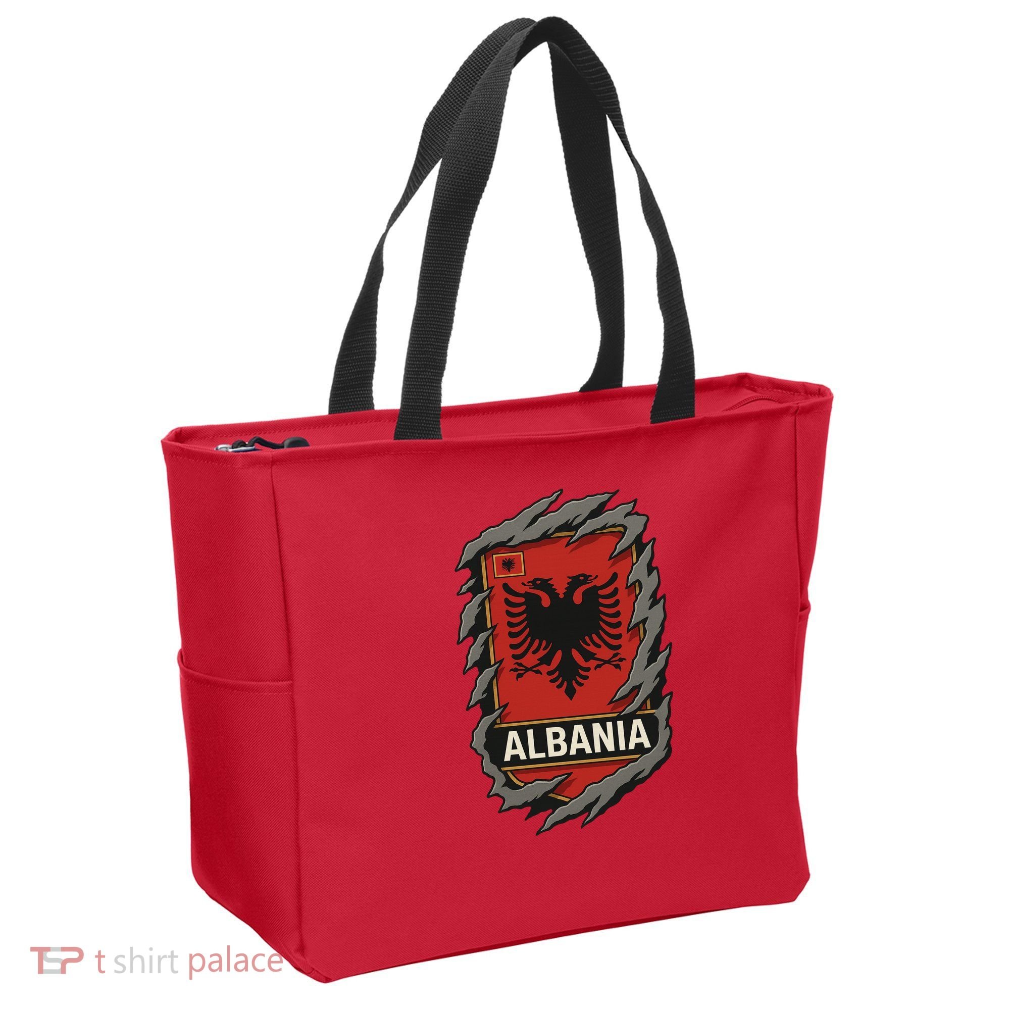 Albania Ripped Away  Tote Bag