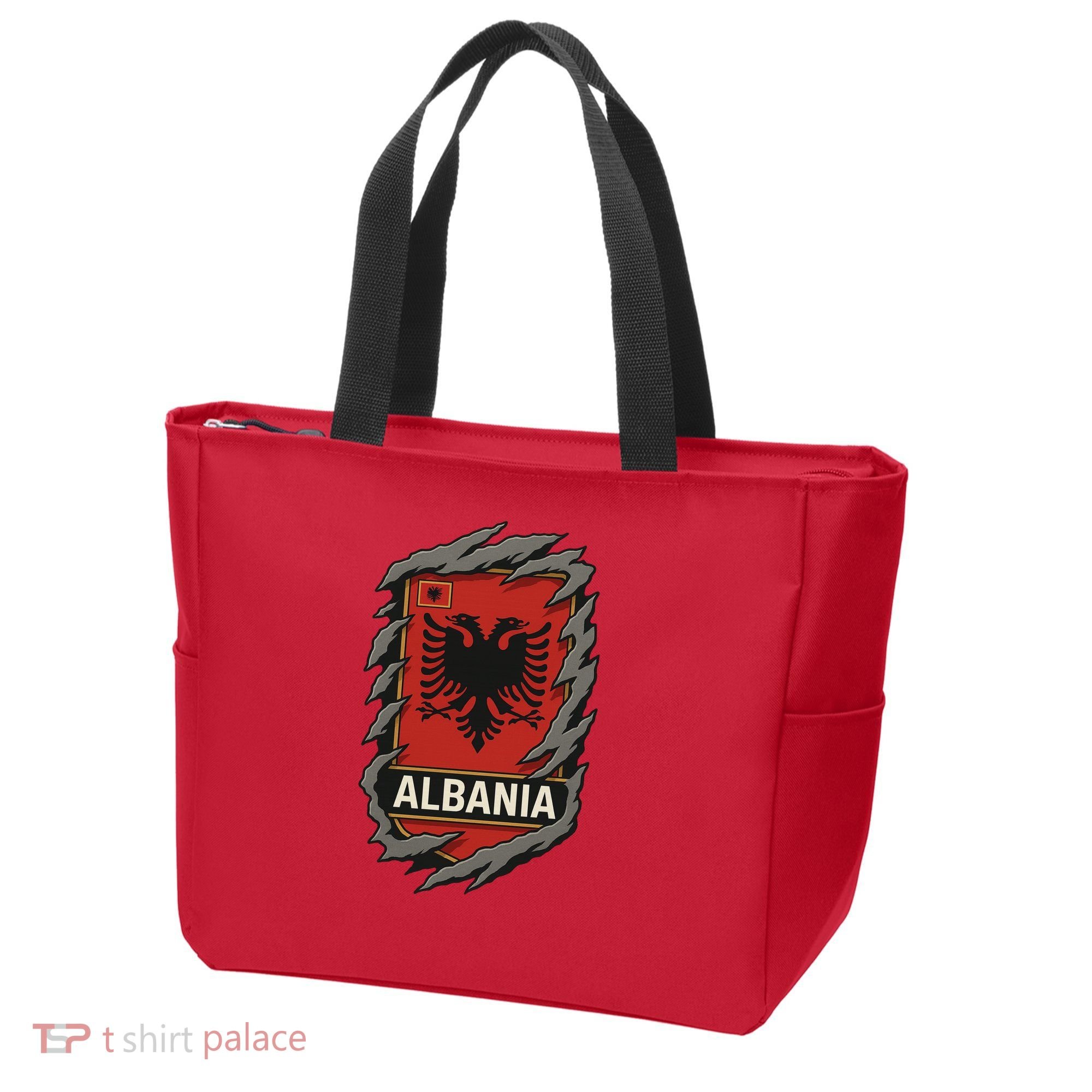 Albania Ripped Away  Tote Bag