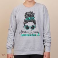 Addiction Recovery Awareness Month Sobriety Support Women's Sweatshirt thumb 0
