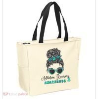 Addiction Recovery Awareness Month Sobriety Support Tote Bag thumb 2