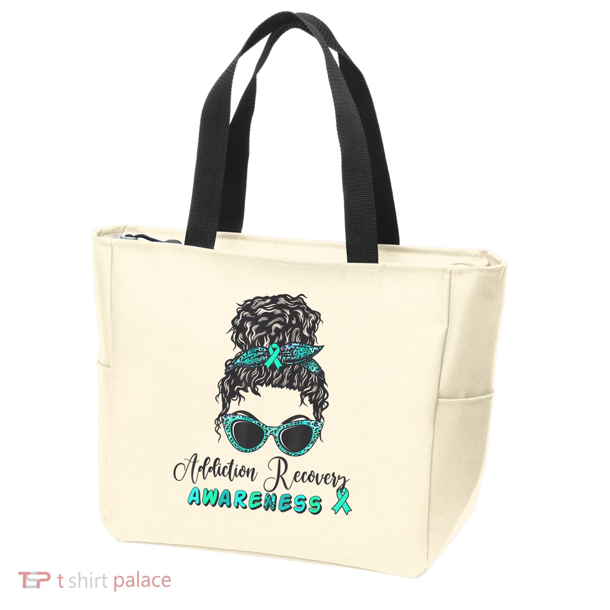 Addiction Recovery Awareness Month Sobriety Support Tote Bag