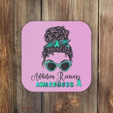 Addiction Recovery Awareness Month Sobriety Support Coaster