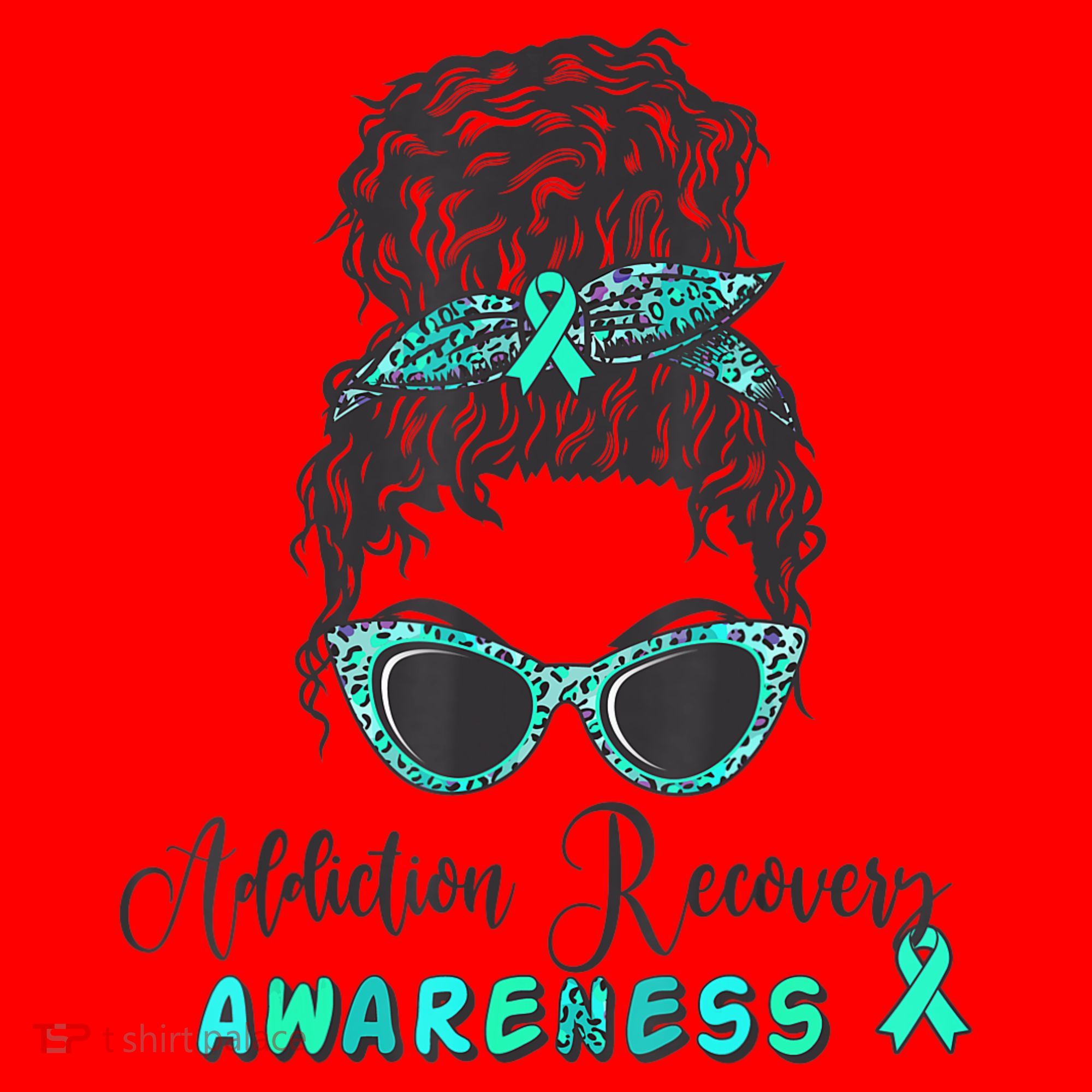 Addiction Recovery Awareness Month Sobriety Support Santa Hat