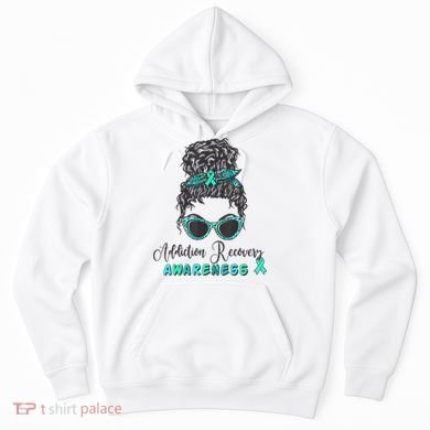 Addiction Recovery Awareness Month Sobriety Support Hoodie