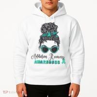 Addiction Recovery Awareness Month Sobriety Support Hoodie thumb 2