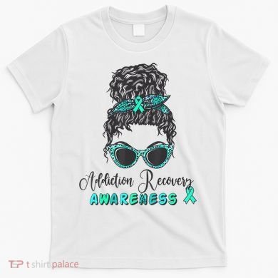 Addiction Recovery Awareness Month Sobriety Support T-Shirt