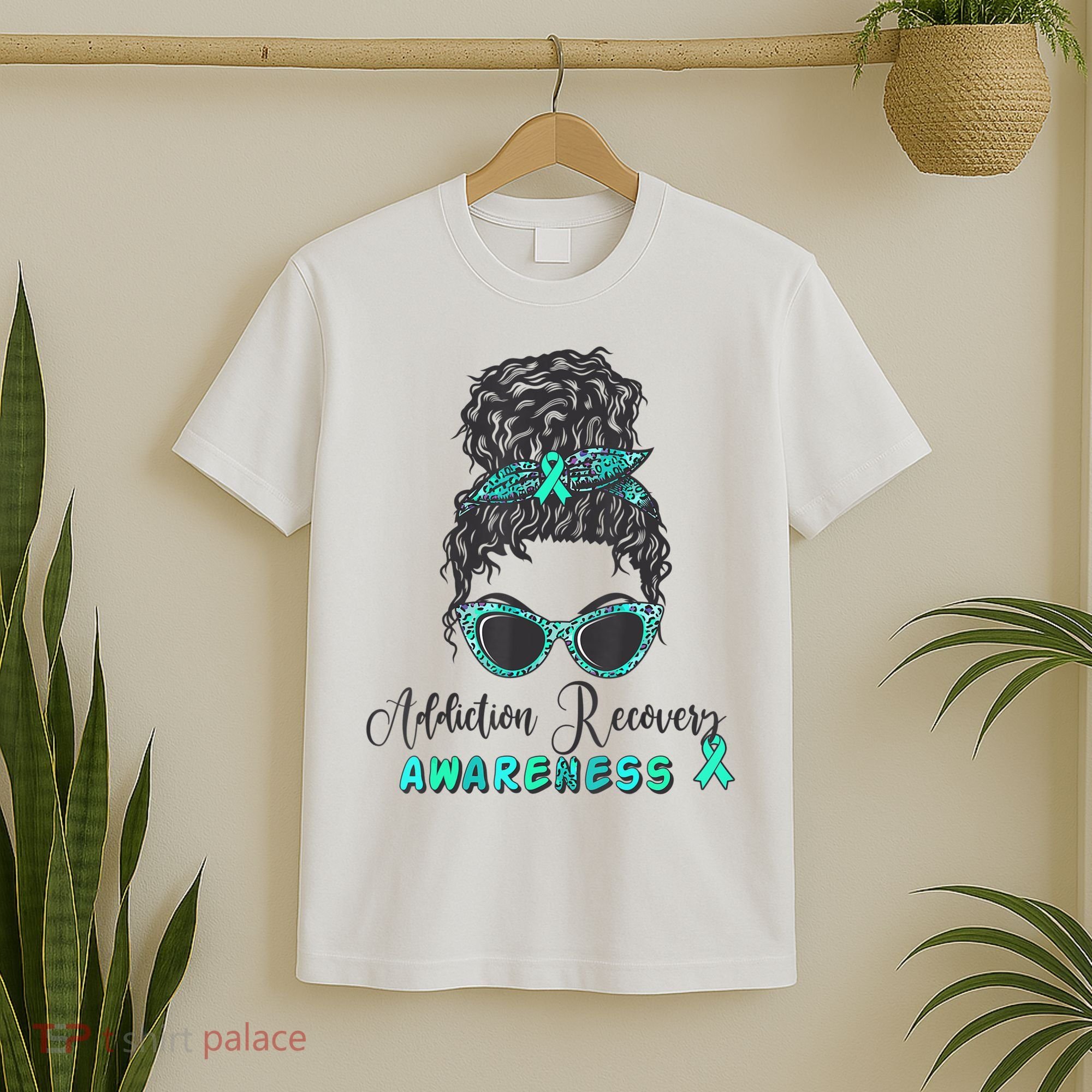 Addiction Recovery Awareness Month Sobriety Support T-Shirt