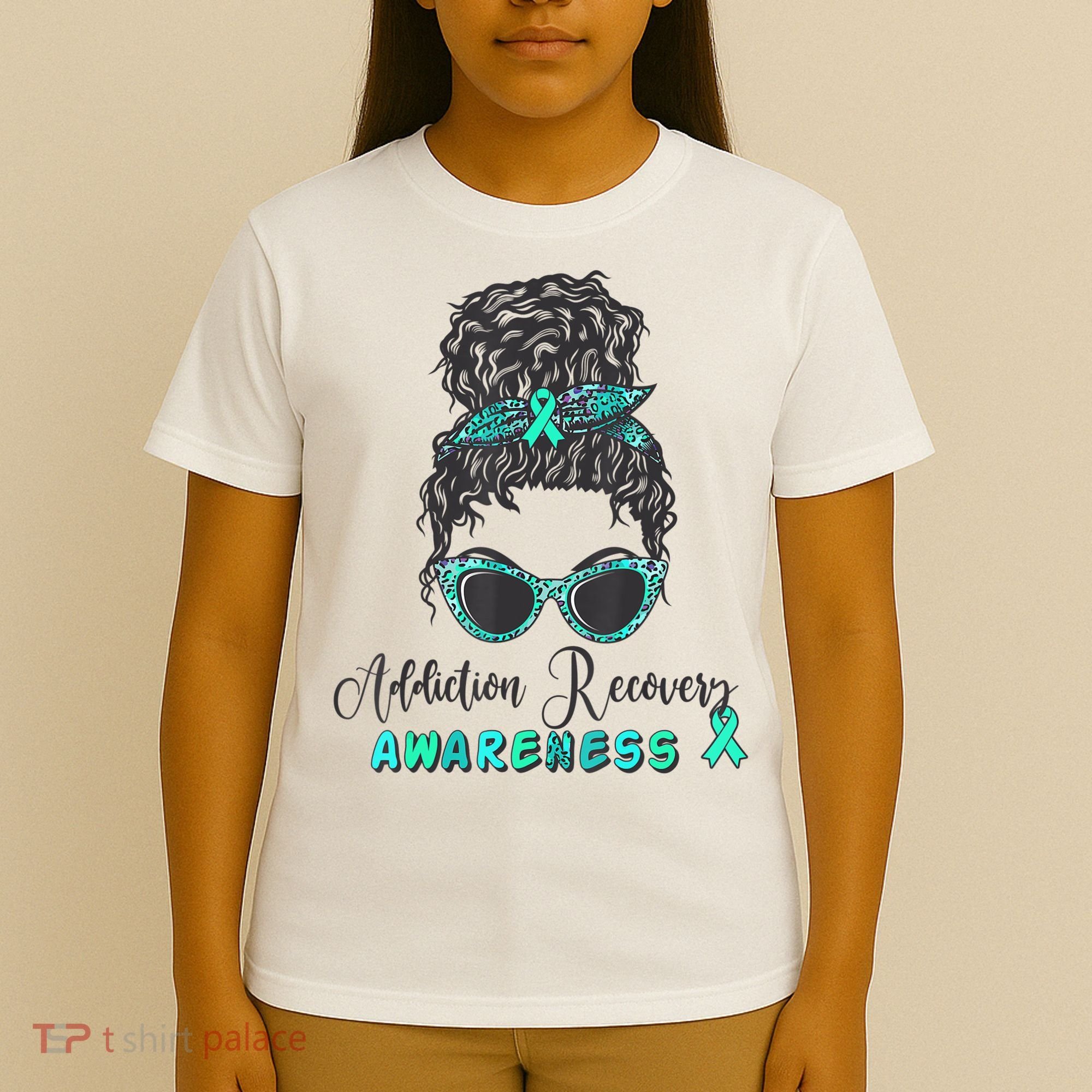 Addiction Recovery Awareness Month Sobriety Support T-Shirt