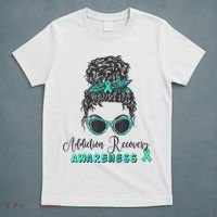 Addiction Recovery Awareness Month Sobriety Support T-Shirt thumb 5