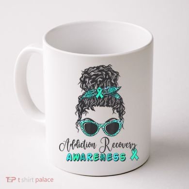 Addiction Recovery Awareness Month Sobriety Support Coffee Mug