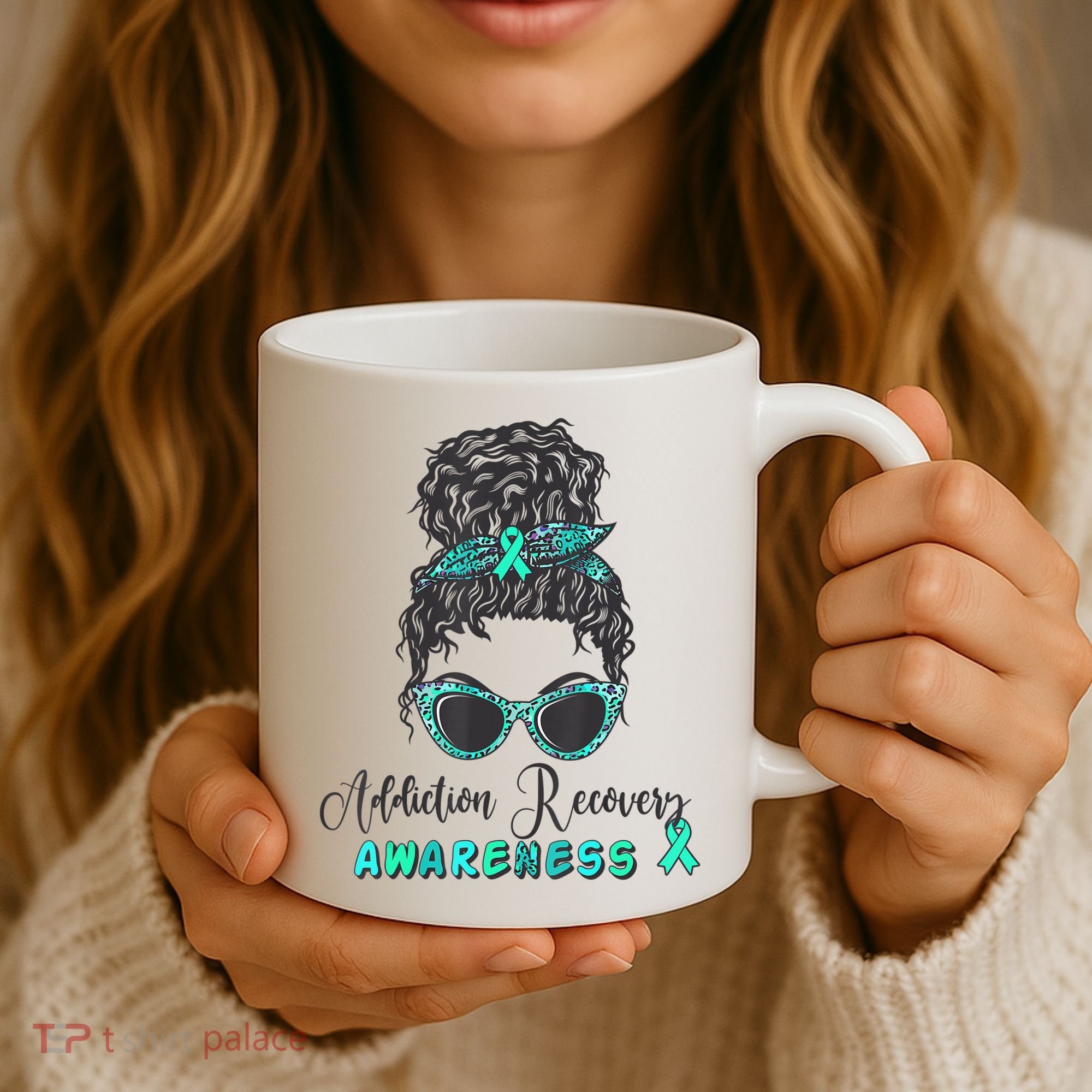 Addiction Recovery Awareness Month Sobriety Support Coffee Mug