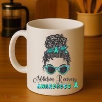 Addiction Recovery Awareness Month Sobriety Support Coffee Mug thumb 4