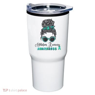 Addiction Recovery Awareness Month Sobriety Support Tumbler