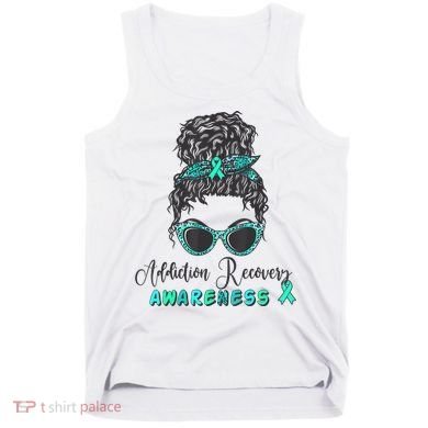 Addiction Recovery Awareness Month Sobriety Support Tank Top