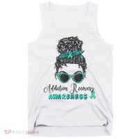 Addiction Recovery Awareness Month Sobriety Support Tank Top thumb 0