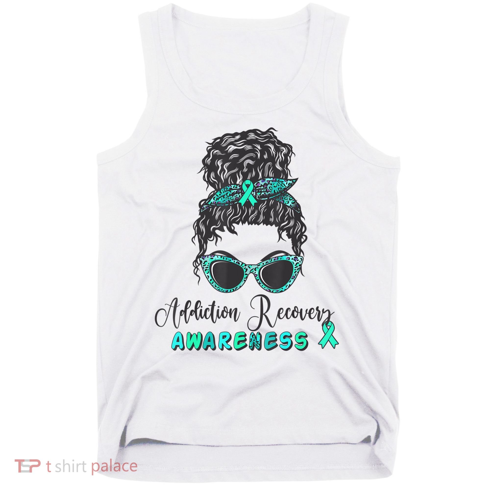 Addiction Recovery Awareness Month Sobriety Support Tank Top