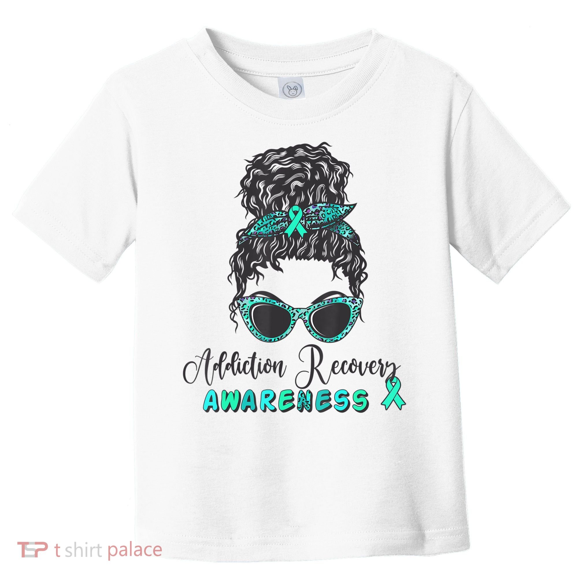 Addiction Recovery Awareness Month Sobriety Support Toddler T-Shirt
