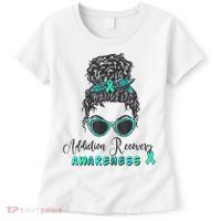 Addiction Recovery Awareness Month Sobriety Support Women's T-Shirt thumb 0
