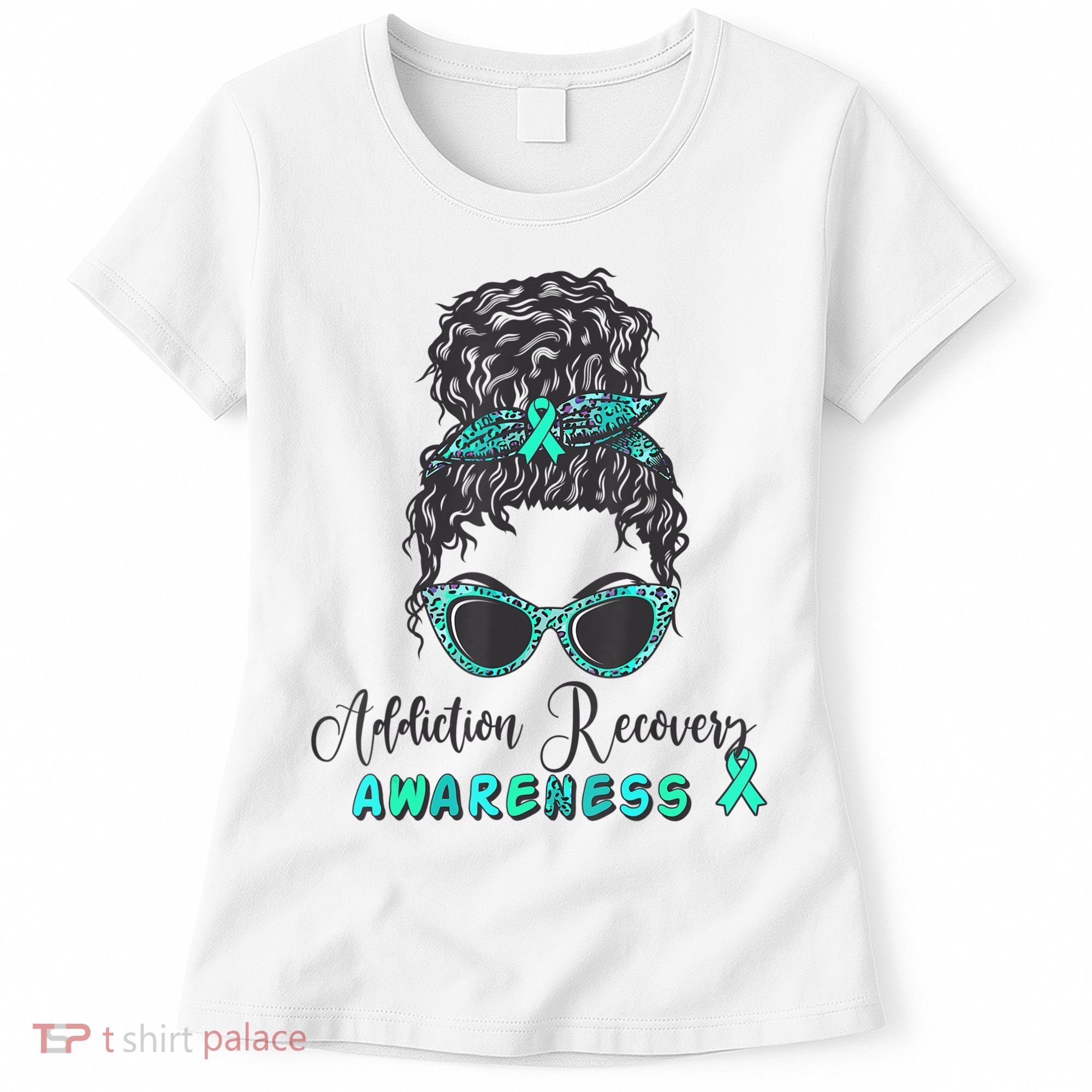 Addiction Recovery Awareness Month Sobriety Support Women's T-Shirt