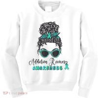 Addiction Recovery Awareness Month Sobriety Support Kids Sweatshirt thumb 0
