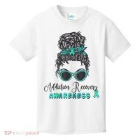 Addiction Recovery Awareness Month Sobriety Support Kids T-Shirt thumb 0