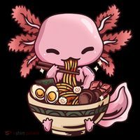 Axolotl Ramen Anime Kawaii Eating Teens Coffee Mug thumb 5